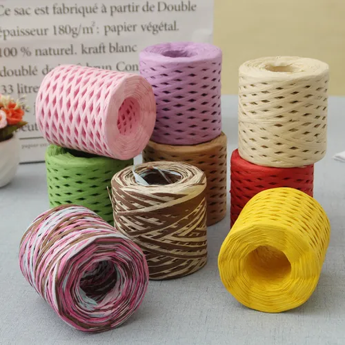 Paper raffia ribbon discount
