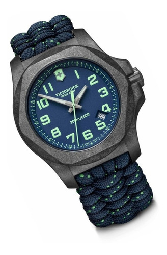 Reloj Victorinox Inox Carbon Paracord Buceo 200mts 241860 