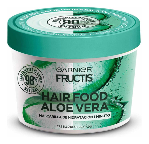 Garnier Fructis Mascarilla Cabello Natural 350ml Aloe Vera