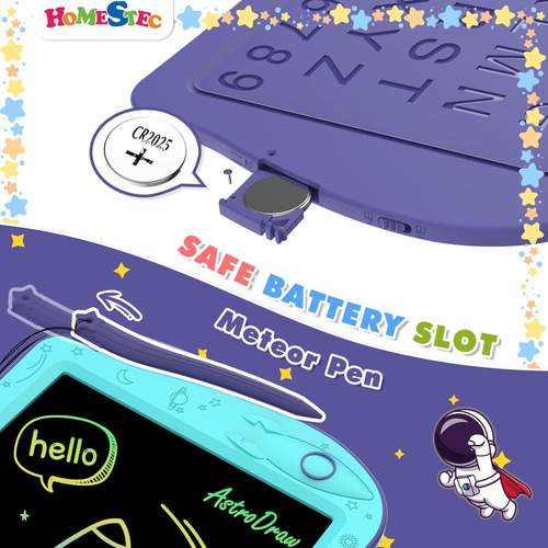 Astrodraw Dibujo Pad Juguetes, Colorido Lcd Tableta D...