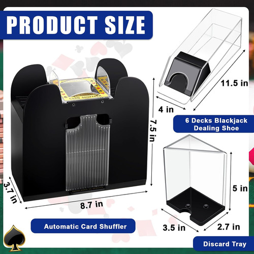 Aoriher Blackjack Juego Combo Set, Incluye Blackjack Layo...