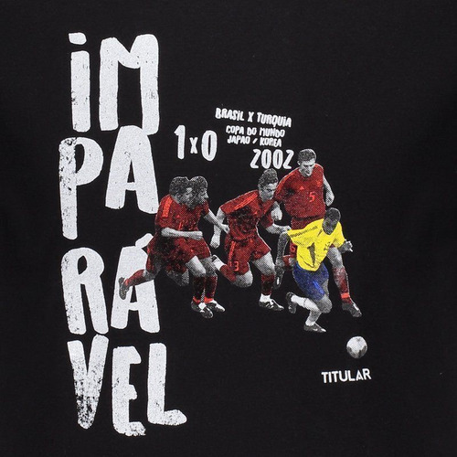Camiseta Use Titular Imparável Denilson X Turquia Preta