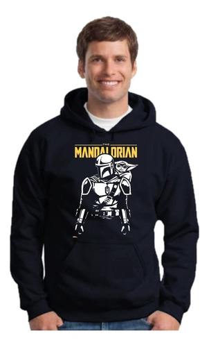 Buzo Canguro The Mandalorian - Hoodie Con Capucha Unisex