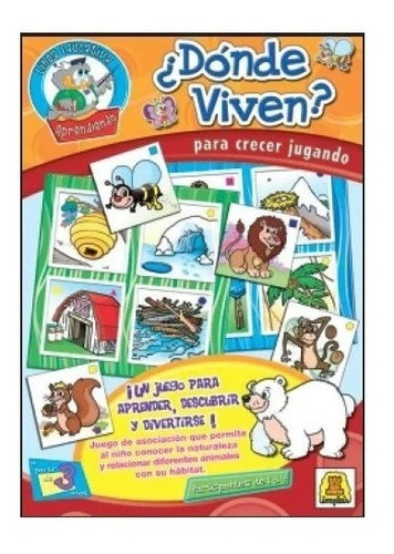 Dónde Viven? Juego Didactico Implas Lloretoys