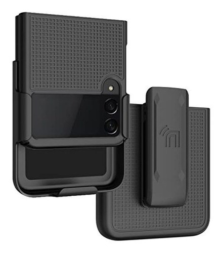 Funda Con Clip Para Samsung Galaxy Z Flip 3 (negro)