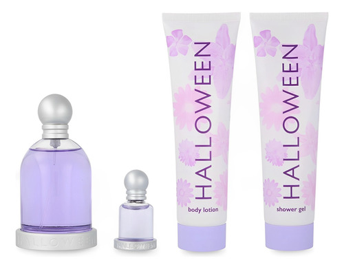 Set Halloween Edt 100ml + Showergel + Bl + Mini Perfume Dama