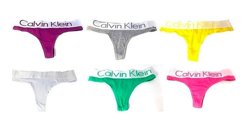 Semi - Hilos Panties Calvin Klein Algodón 100% Somos Tienda!