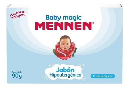 Jabón En Barra Mennen Baby Magic Para Bebé Cremosa Espuma 90