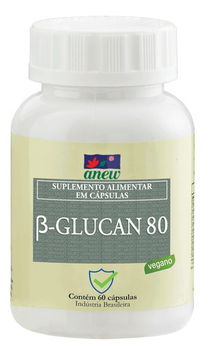 B-glucan 80 - Anew - 60 Cápsulas (313mg)