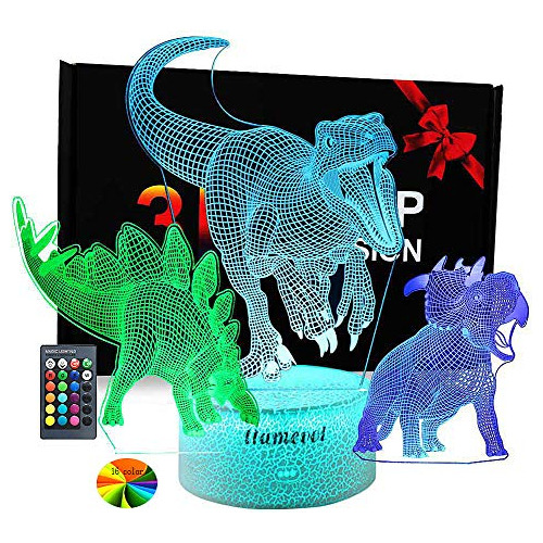 Juguetes De Dinosaurio, Luces Nocturnas Para Niños, Regalo D