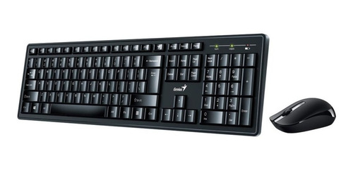Kit Teclado Y Mouse Usb Con Cable Genius Km-160 En Español