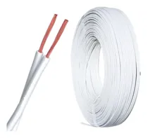 Comprar Cabo Fio Paralelo 2x20 0,50mm 100 Metros Rolo Fio Elétrico Cor da cobertura Branco
