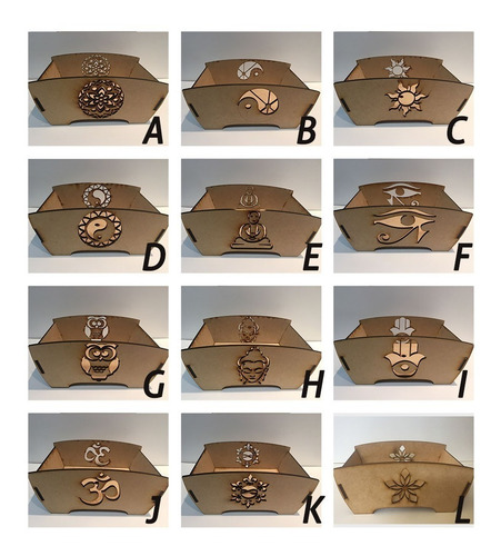 Imagen 6 de 7 de 10 Fanales Fibrofacil Souvenir 17x07x11 Mesa Lampara De Sal