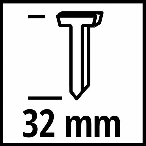 Clavos 32 Mm Einhell 3000 Unidades Para Clavadora Neumatica