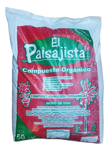 Compost Orgánico X  50 Dm3