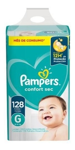 Pampers Confort Sec G X 128 Unidades