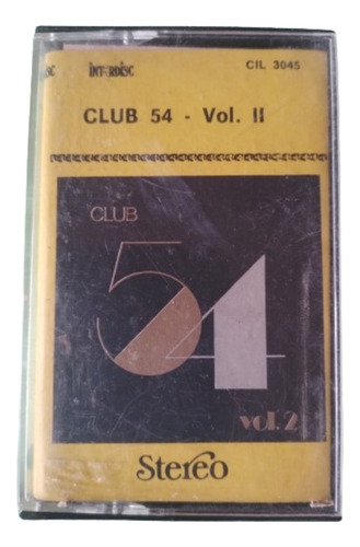 Club 54 Vol. 2 Casette