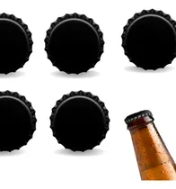Comprar 500 Tampinhas Coroa Rolha Pry Off Cor Preta Cerveja (preta)
