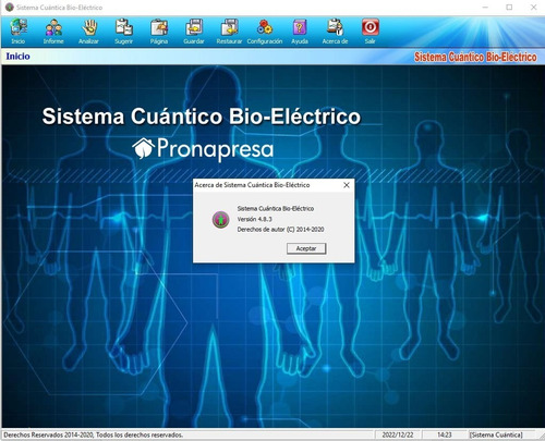 Software Analizador Cuántico Resonancia Magnetica Amway Esp