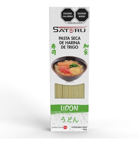 Imagen 1 de 7 de Udon, Fideos De Harina De Trigo 300g
