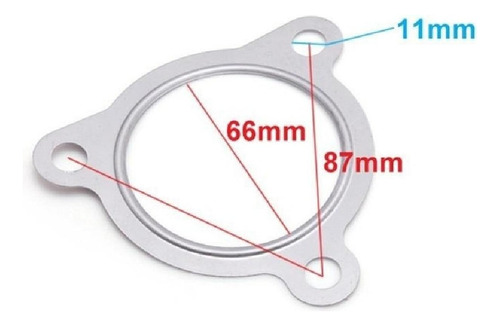 Imagen 2 de 3 de Empaque Metálico Turbo Downpipe Vw Audi Seat 1.8t K04 99-06