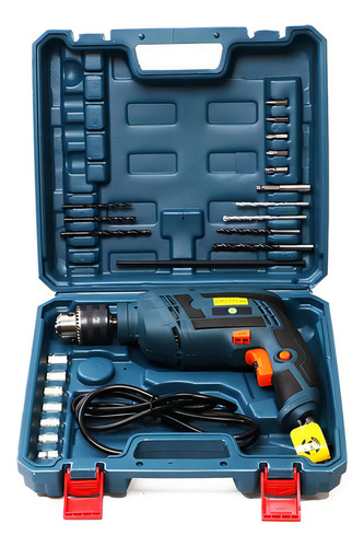Furadeira De Impacto 710w 127v Maleta + 23pçs Songhe Tools 110v