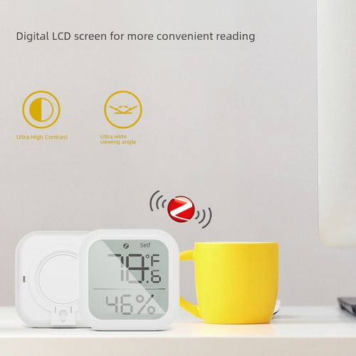 Sensor De Temperatura Y Humedad Zigbee Square - Smart Zigbee