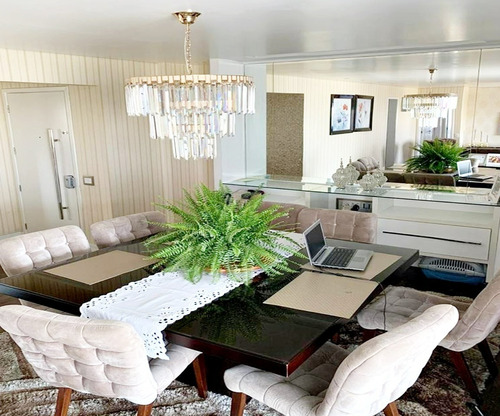 Imagem 16 de 20 de Apartamento Mobiliado 132m² Andar Alto 3 Suites Varanda Gourmet 2 Vagas