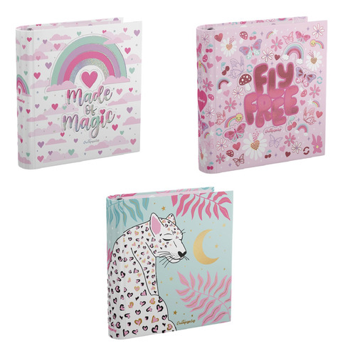 Carpeta Mooving Nº3 Quitapesares Redondo Escolar 3 Ganchos