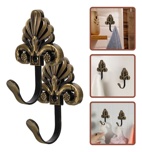 Ganchos Decorativos Para Colgar Cosas En La Pared, 2 Unidade