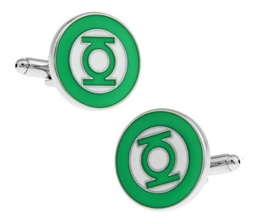 Colleras  Linterna Verde Dc, Gemelos Para Camisa, Traje 