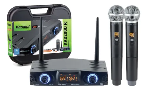 comprar Microfones Karsect KRD200DR Unidirecional cor preto