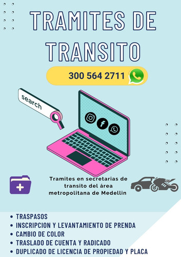 Imagen 1 de 1 de Trapasos Y Trámites Vehiculares