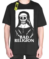 Comprar Remera Mala Religion - Bad Religion - Monja Calavera  Unisex