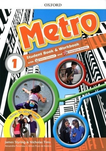 Metro 1 -    Student's Book & Workbook Pack Kel Ediciones