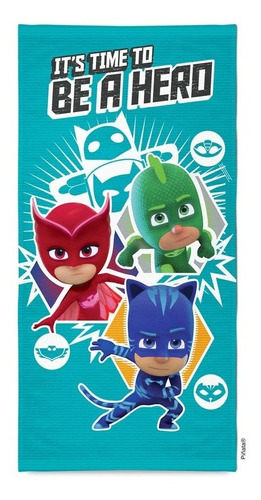 Toallones Piñata Grandes Playeros Microfibra Dibujo Infantil Pj Masks