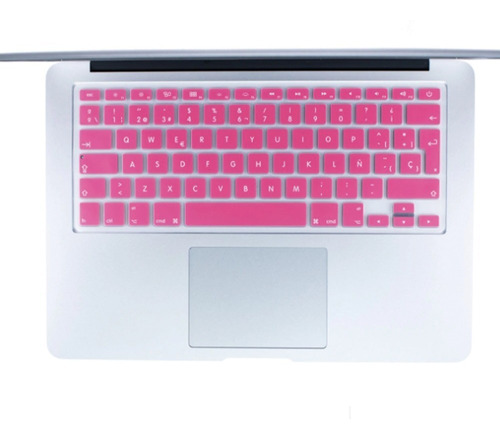 Protector De Teclado Para Macbook Air 11 Rosa Fuerte