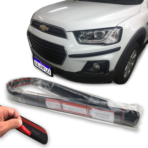 Chevrolet Captiva 2017 Kit Baguetas Molduras Paragolpes Dela