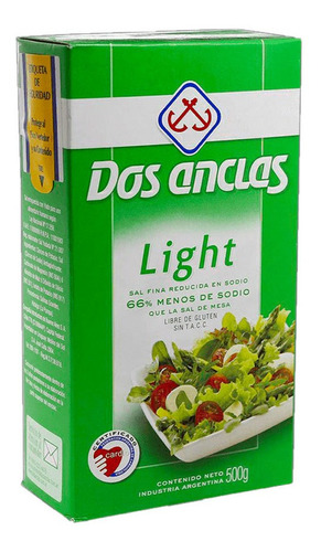 Sal Fina Light Dos Anclas Estuche 500 Gr