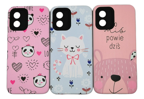 Funda Para Motorola E13 + Mica Case Protector