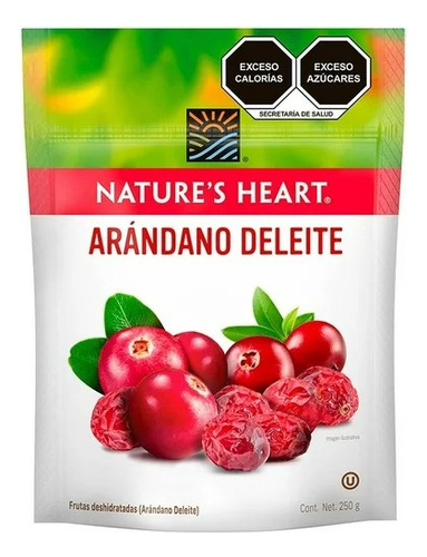 3 Pzas Frutas Deshidratadas Nature's Heart Arándano Deleite