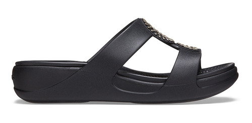 Sandalias Croccs Monterey Diamantes Negro
