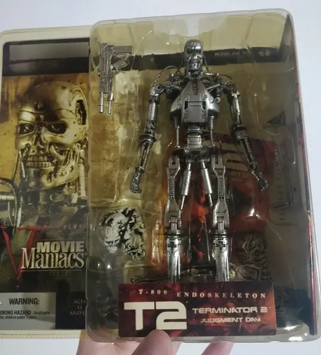 Figura Terminator T-800 Endoskeleton Mcfarlane Movie Maniacs