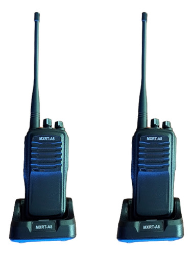 2 Walkie Talkie Radio Portátil Resistentes Al Agua