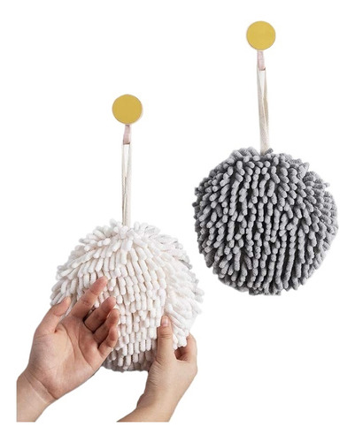 A 2 Piece Plush Ball Towel Bath Towel Set Bathroom Towels