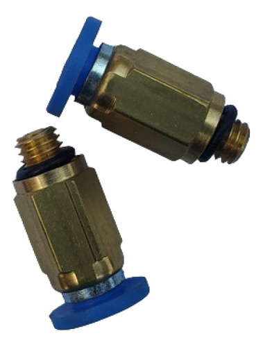 Conector Recto Para Aire Comprimido Rosca M5  A Tubo De 4mm