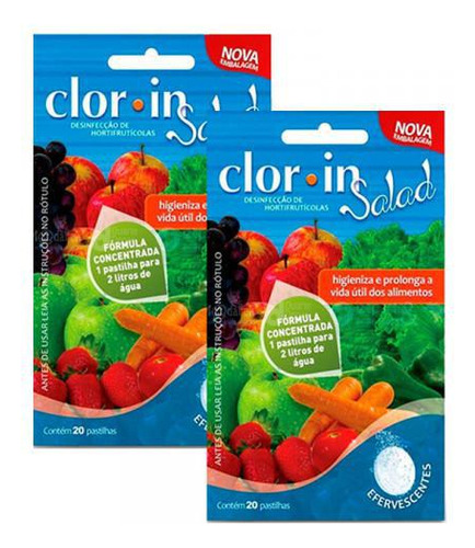 Kit 2 Clorin Salada E Verduras