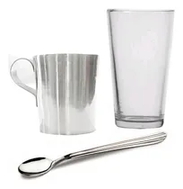 Comprar Set Vaso Submarino Jarrito De Vidrio Grande Capuccino