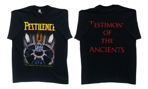 Pestilence Playera Manga Corta Testimony Talla 2xl T-shirt