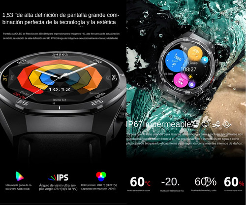 Reloj Inteligente Multifuncional Con Auriculares Bluetooth